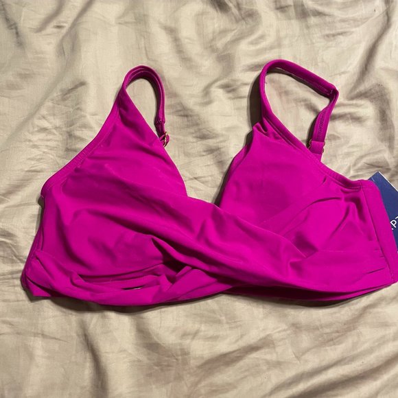 NWT Apt. 9 Magenta Bikini Top size Large *188 - Picture 1 of 5